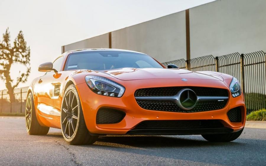 Mercedes-AMG GT S Gloss Orange by Impressive Wrap '2018